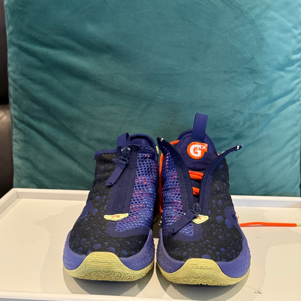 Nike Kids' Blue and Orange Sneakers